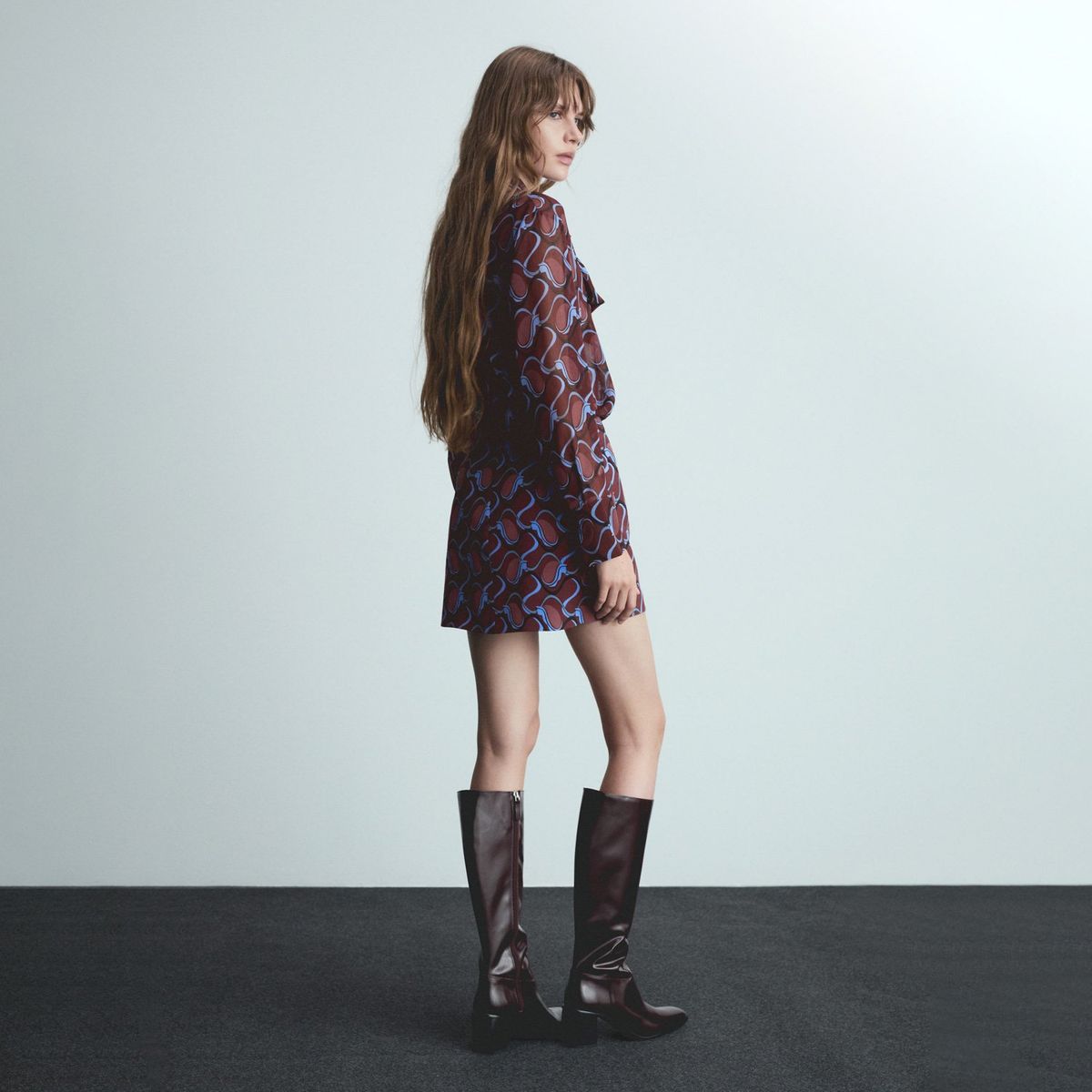 MANGO - Minifalda Estampada Mujer  Mango