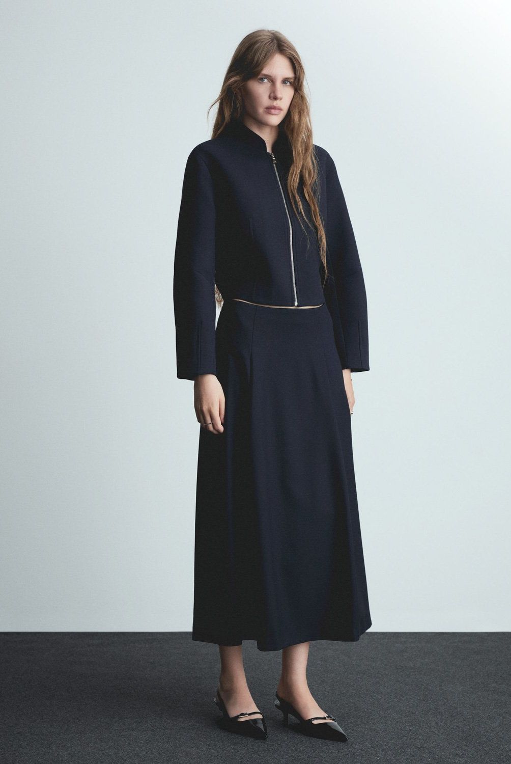 MANGO - Chaqueta Bomber Cremallera Mujer Mango