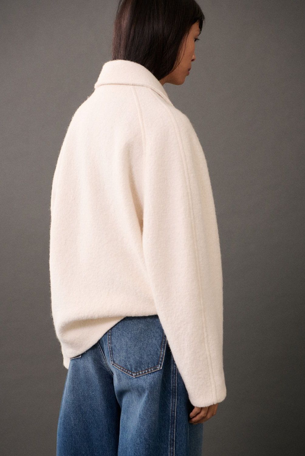 MANGO - Chaqueta Lana Bolsillos Mujer Mango