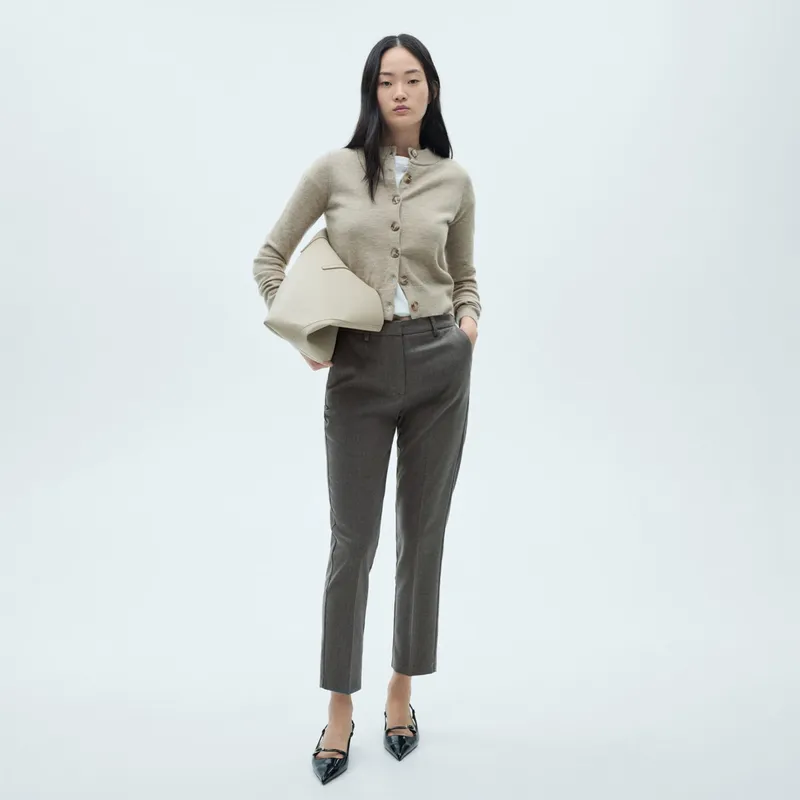 MANGO - Pantalón Skinny Tiro Medio Mujer Mango