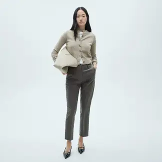 MANGO - Pantalón Skinny Tiro Medio Mujer