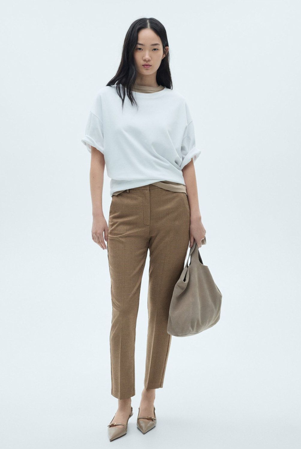 MANGO - Pantalón Skinny Tiro Medio Mujer Mango