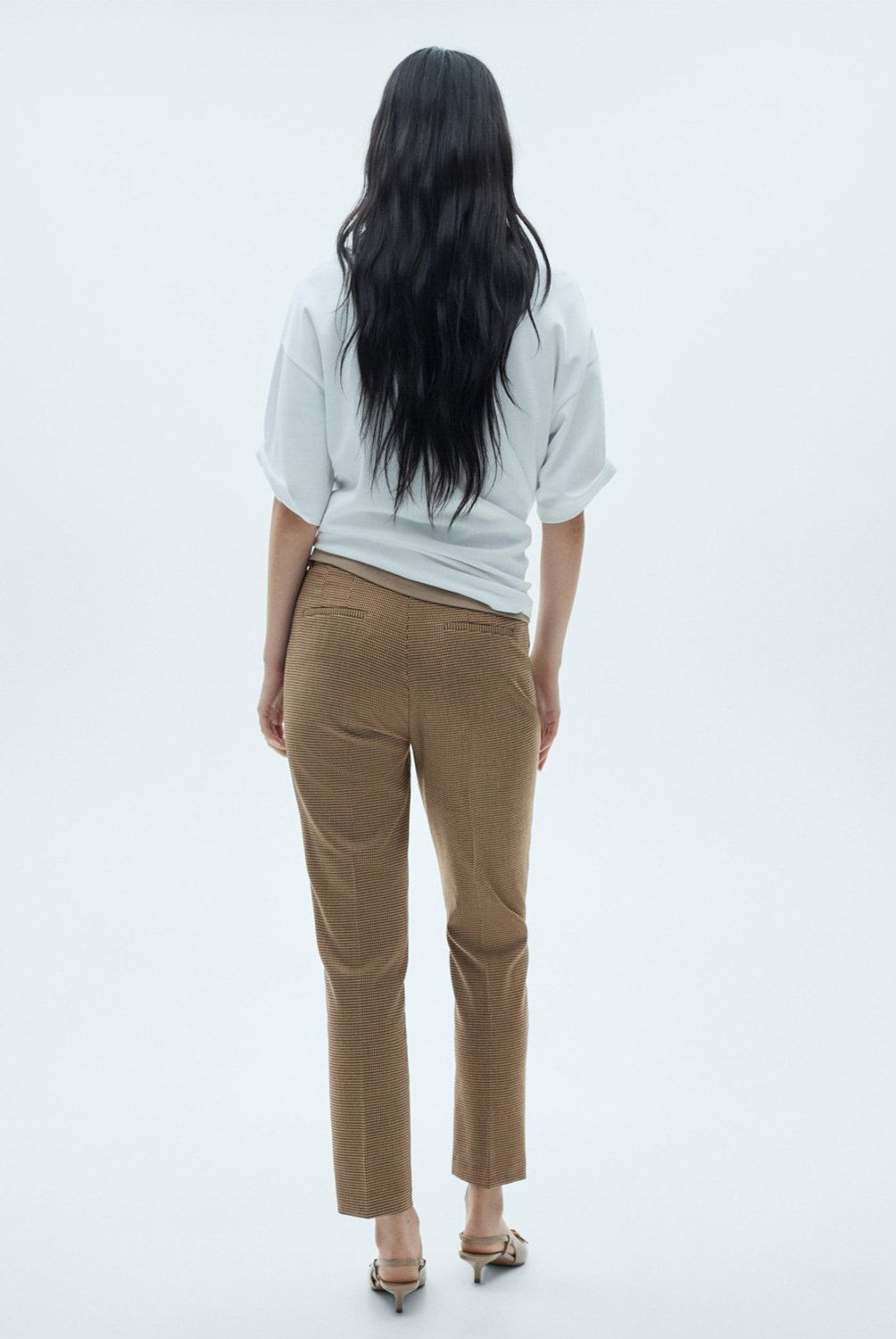 MANGO - Pantalón Skinny Tiro Medio Mujer Mango
