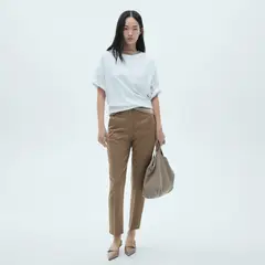 MANGO - Pantalón Skinny Tiro Medio Mujer