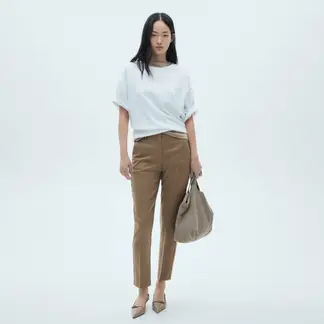 MANGO - Pantalón Skinny Tiro Medio Mujer