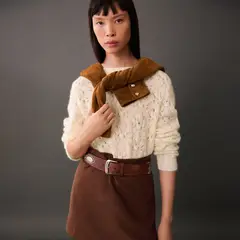 MANGO - Sweater Punto Detalles Calados Mujer
