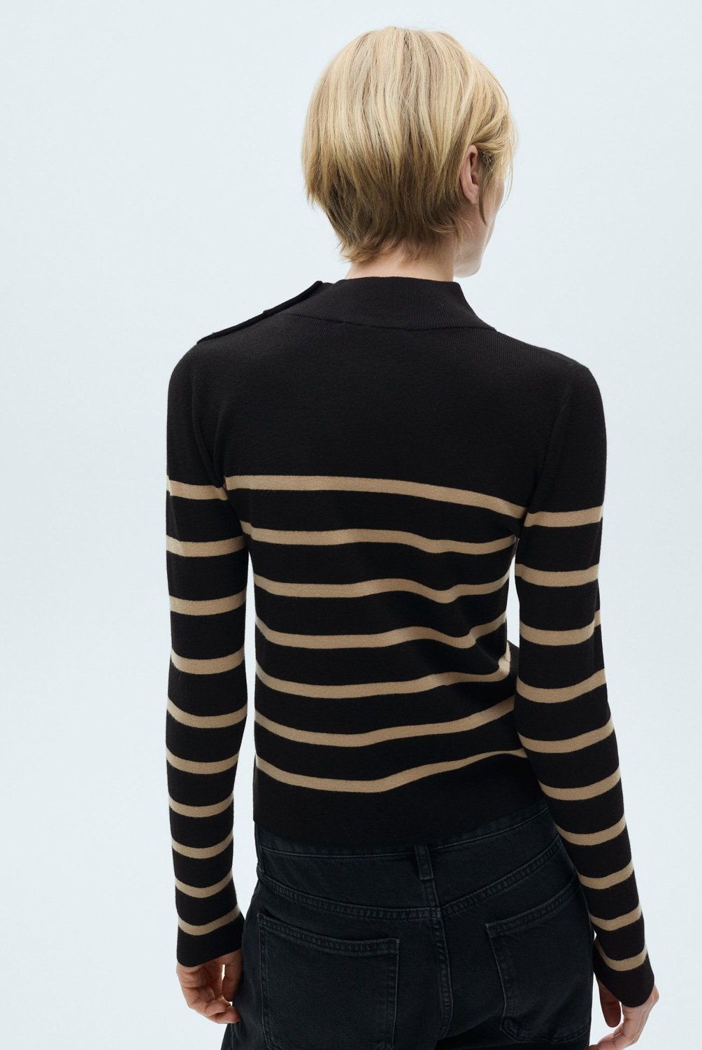 MANGO - Sweater Botones Hombro Mujer Mango
