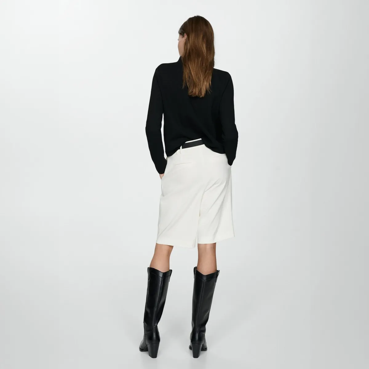 MANGO - Sweater Cuello Perkins Mujer Mango