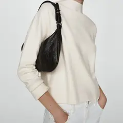 MANGO - Sweater Cuello Perkins Mujer
