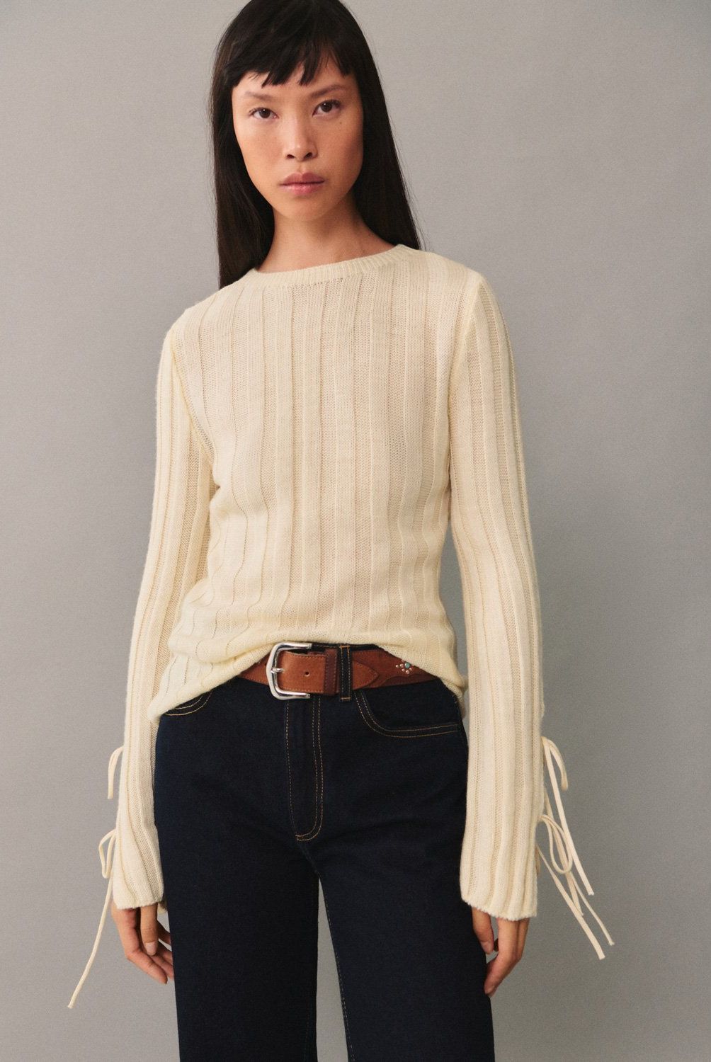 MANGO - Sweater Canalé Lazos Mujer Mango