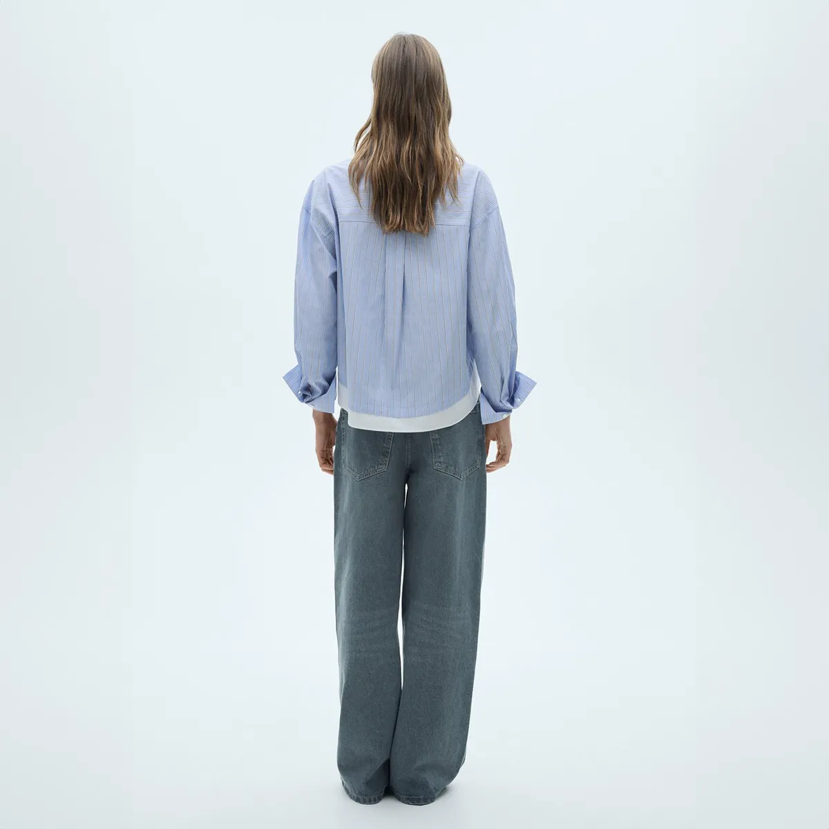 MANGO - Blusa Rayas Bajo En Contraste Mujer Mango