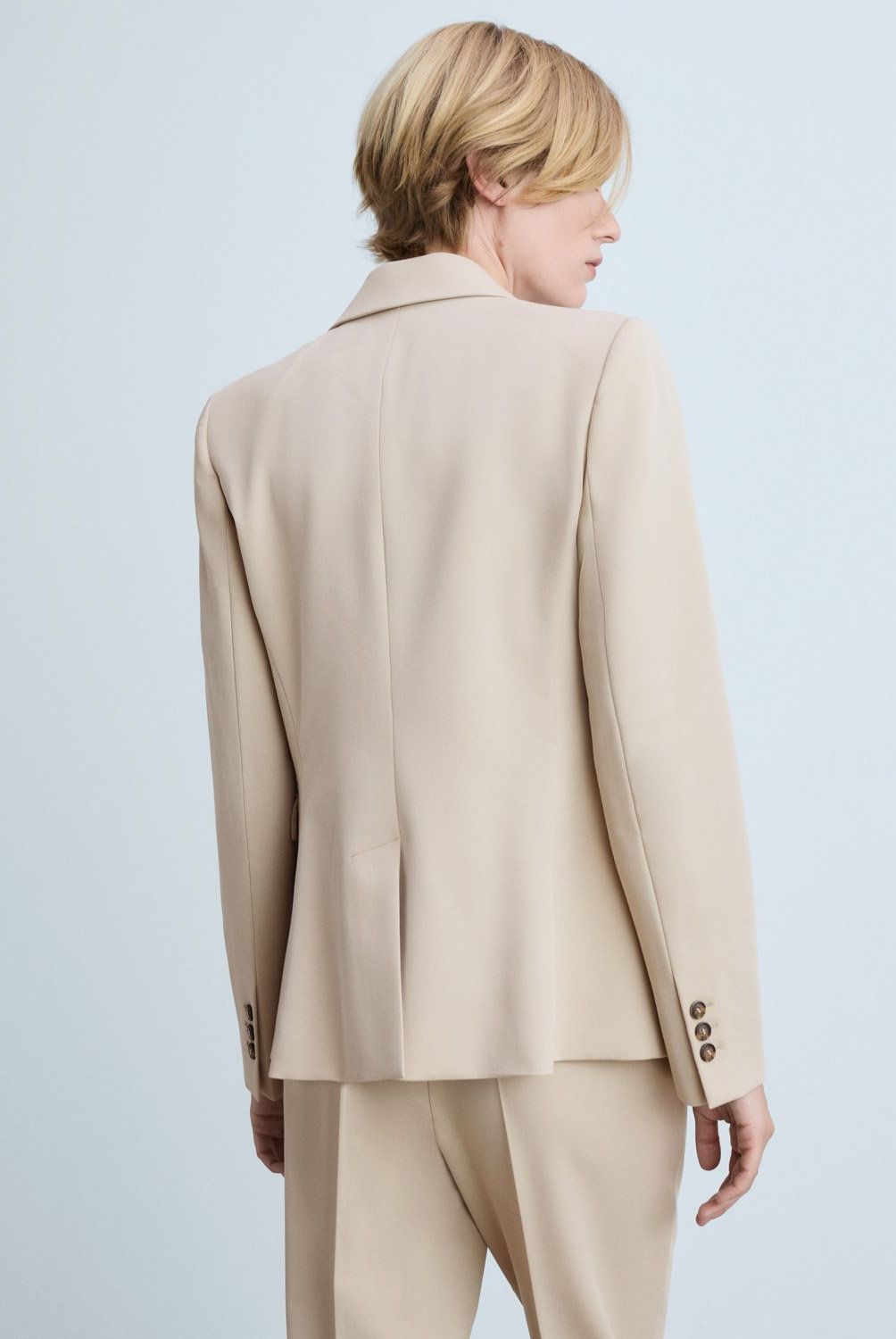 MANGO - Blazer Traje Entallada Mujer Mango