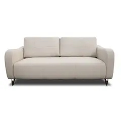 DECOCASA - Sofá Riley 1.8 100% Cuero Off White