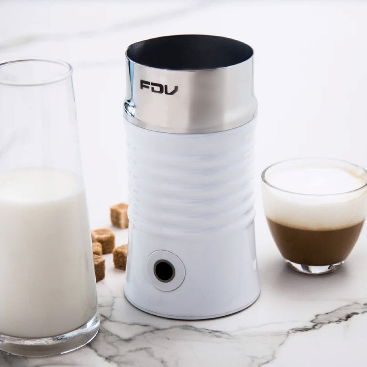 FDV - Espumador De Leche MMF-808-V2 Venezia Blanco FDV