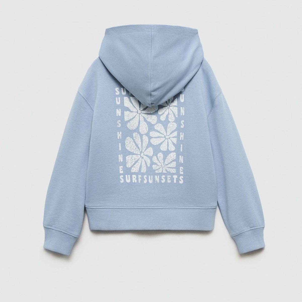 MANGO KIDS - Polerón Estampada Capucha Niña Mango Kids