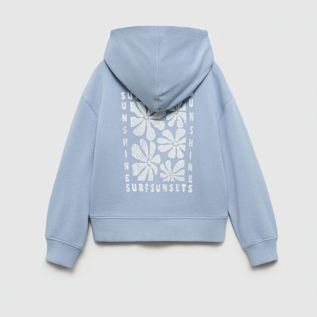 MANGO KIDS - Polerón Estampada Capucha Niña Mango Kids