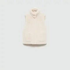MANGO KIDS - Chaleco Pelo Bolsillos Niña