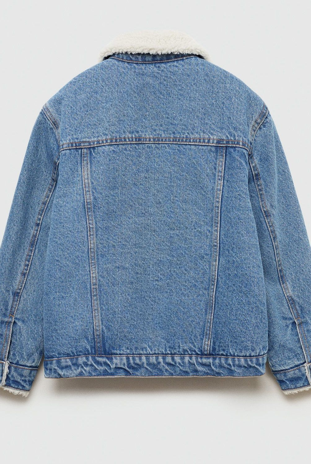 MANGO KIDS - Chaqueta Vaquera Borreguito Niño Mango Kids