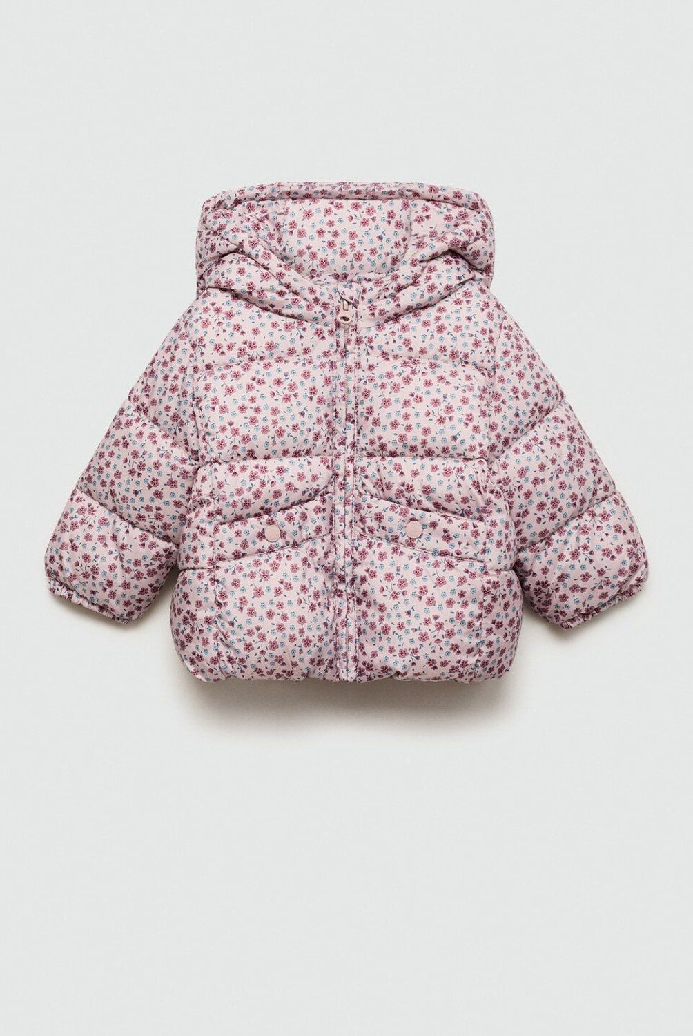 MANGO KIDS - Parka Acolchado Estampado Floral Bebé Niña Mango Kids