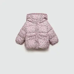 MANGO KIDS - Parka Acolchado Estampado Floral Bebé Niña