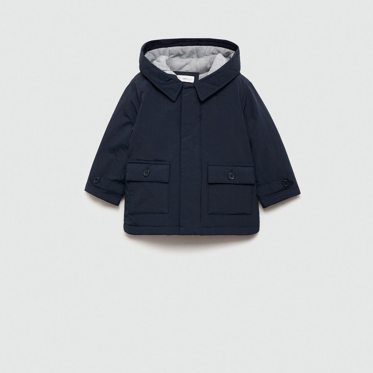 MANGO KIDS - Parka Capucha Bolsillos Bebé Niño Mango Kids