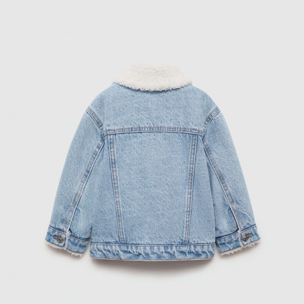 MANGO KIDS - Chaqueta Denim Borreguito Bebé Niño Mango Kids
