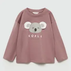 MANGO KIDS - Polera Estampado Animal Bebé Niño