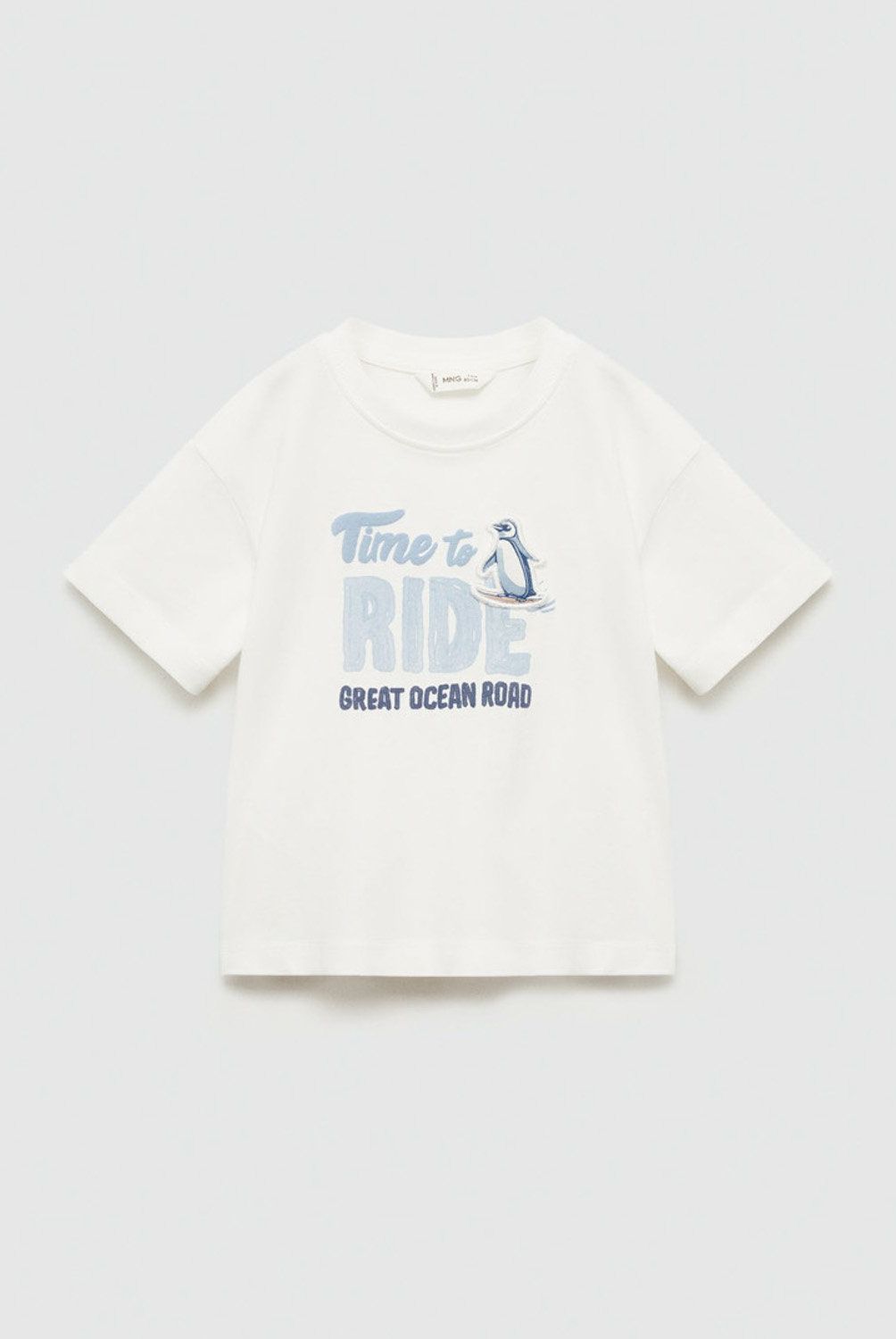 MANGO KIDS - Polera Estampada Surf Bebé Niño Mango Kids