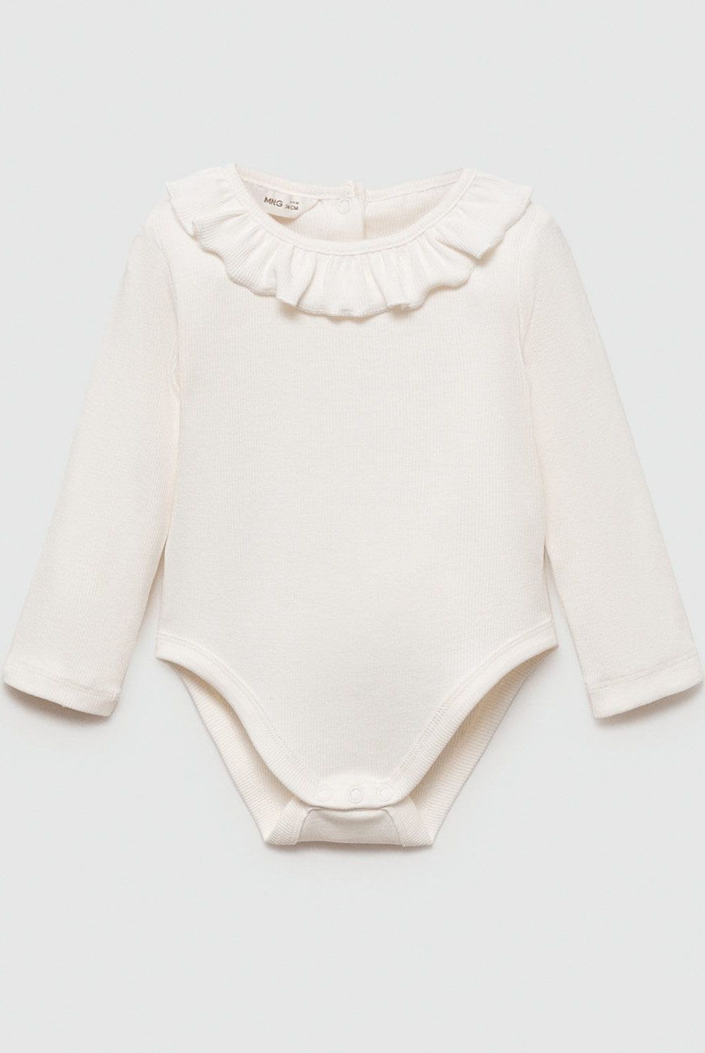 MANGO KIDS - Body Canalé Volante Unisex Bebé Mango Kids