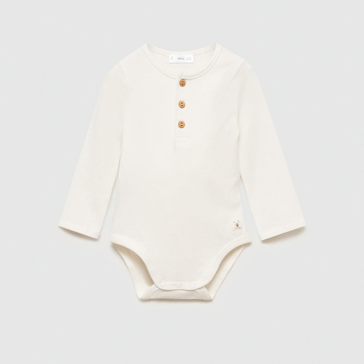 MANGO KIDS - Body Algodón Botones Unisex Bebé Mango Kids