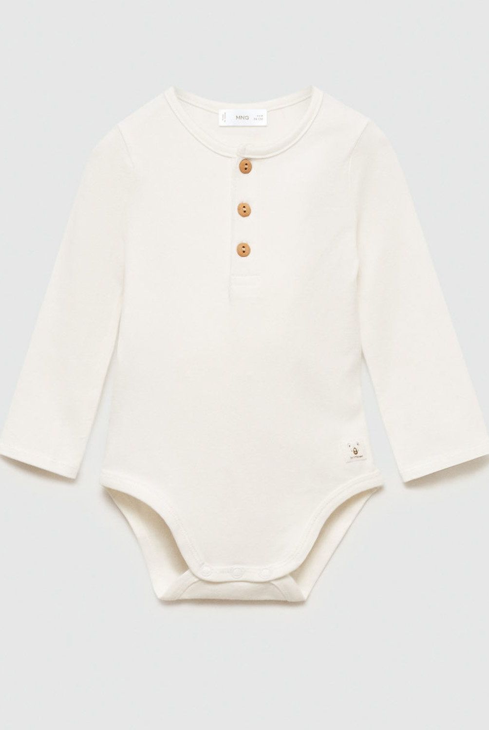 MANGO KIDS - Body Algodón Botones Unisex Bebé Mango Kids