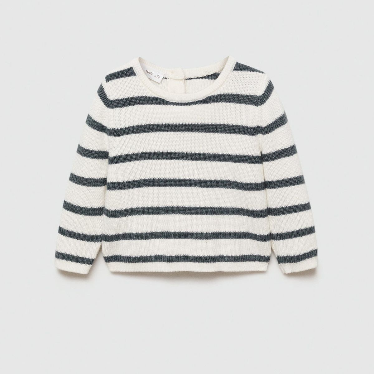 MANGO KIDS - Sweter Punto Rayas Unisex Bebé Mango Kids