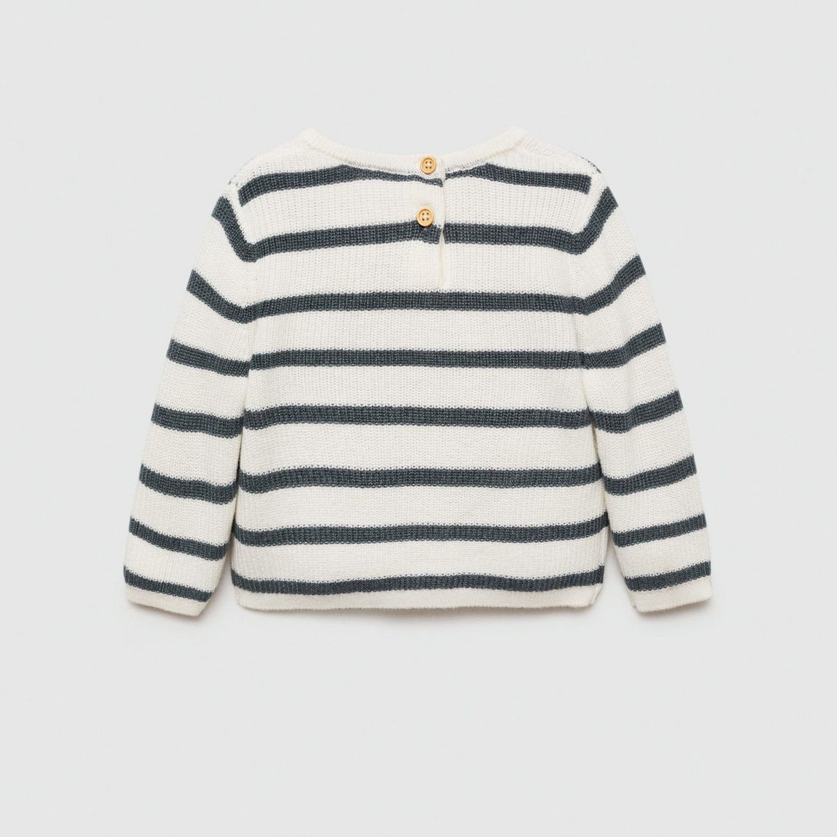 MANGO KIDS - Sweter Punto Rayas Unisex Bebé Mango Kids