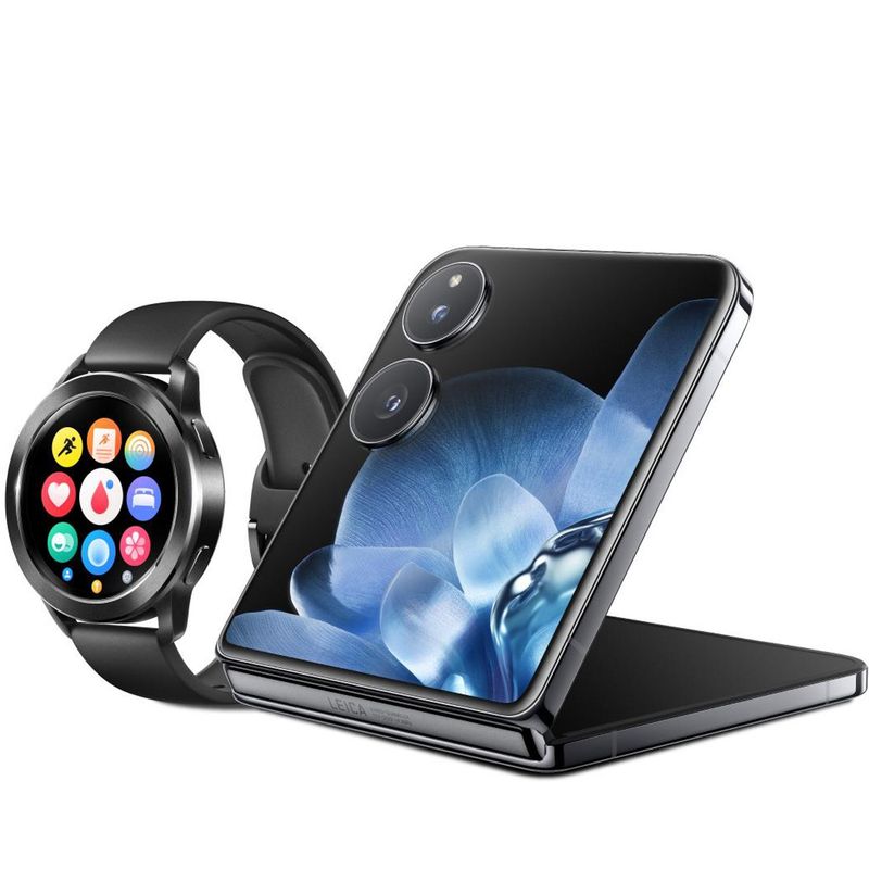XIAOMI - Celular Smartphone Mixflip 12+512Gb Negro+Watchs3 Xiaomi