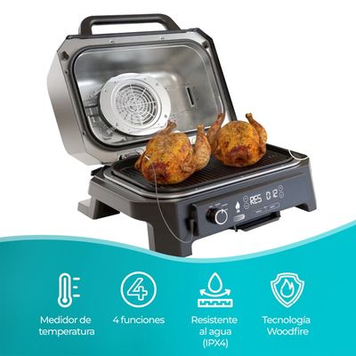 Imagen 2 del producto Parrilla eléctrica con Ahumador Woodfire Pro XL OG850EU