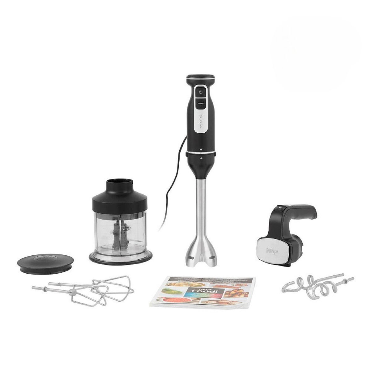 NINJA - Batidora y Licuadora de Mano Ninja Power Mixer 3 en 1