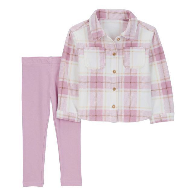 CARTER'S - Conjunto 2 Piezas Shacket y Calza Bebé Niña Carter's
