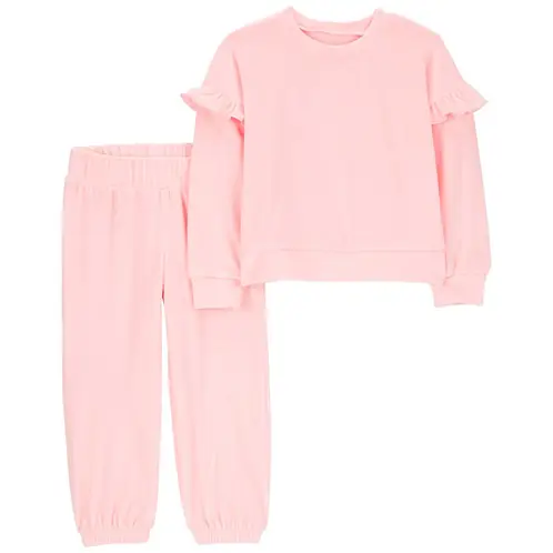 CARTER'S - Conjunto 2 Piezas Polerón y Pantalón Buzo Bebé Niña