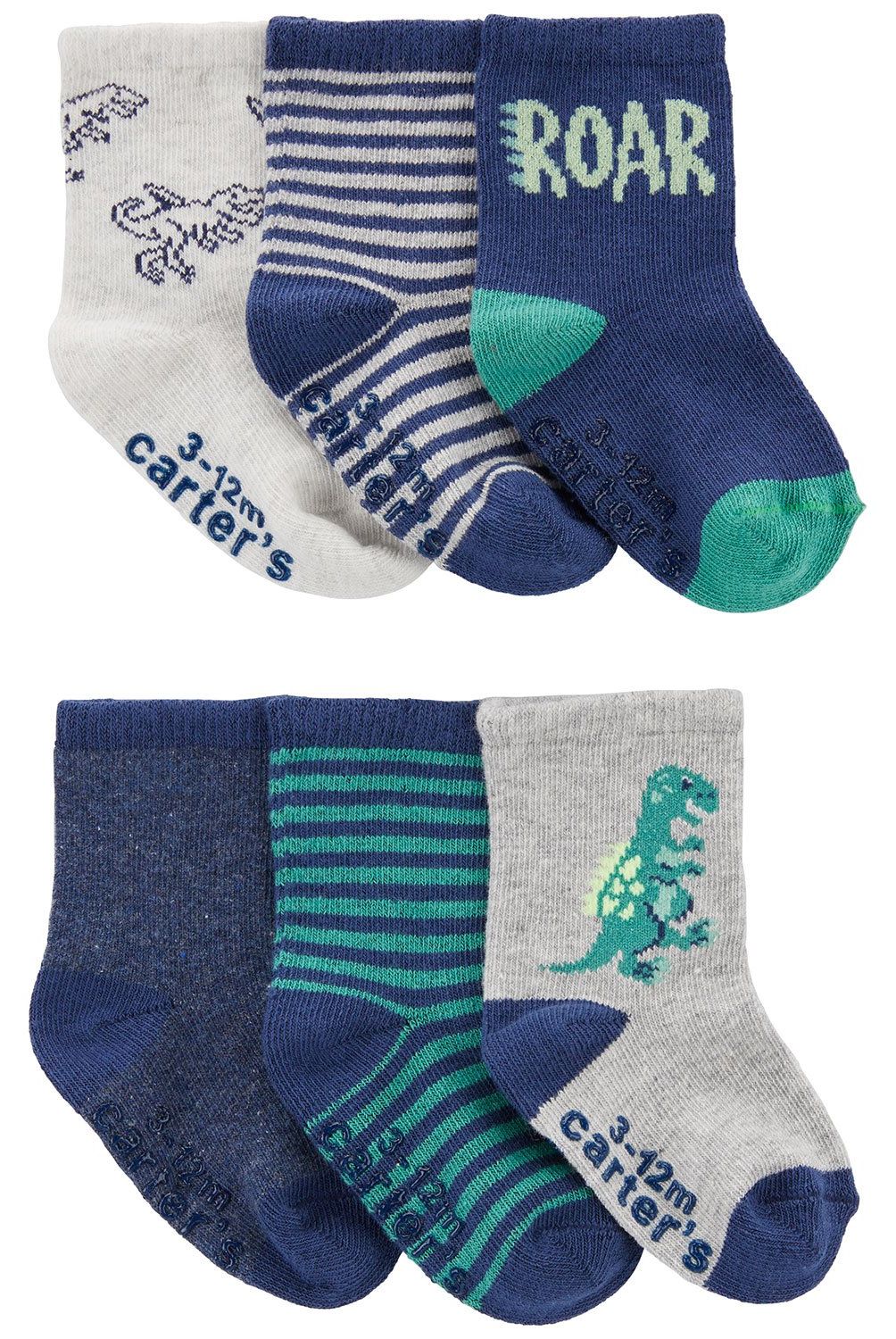 CARTER'S - Calcetines Pack 6 Pares Bebé Niño Carter's