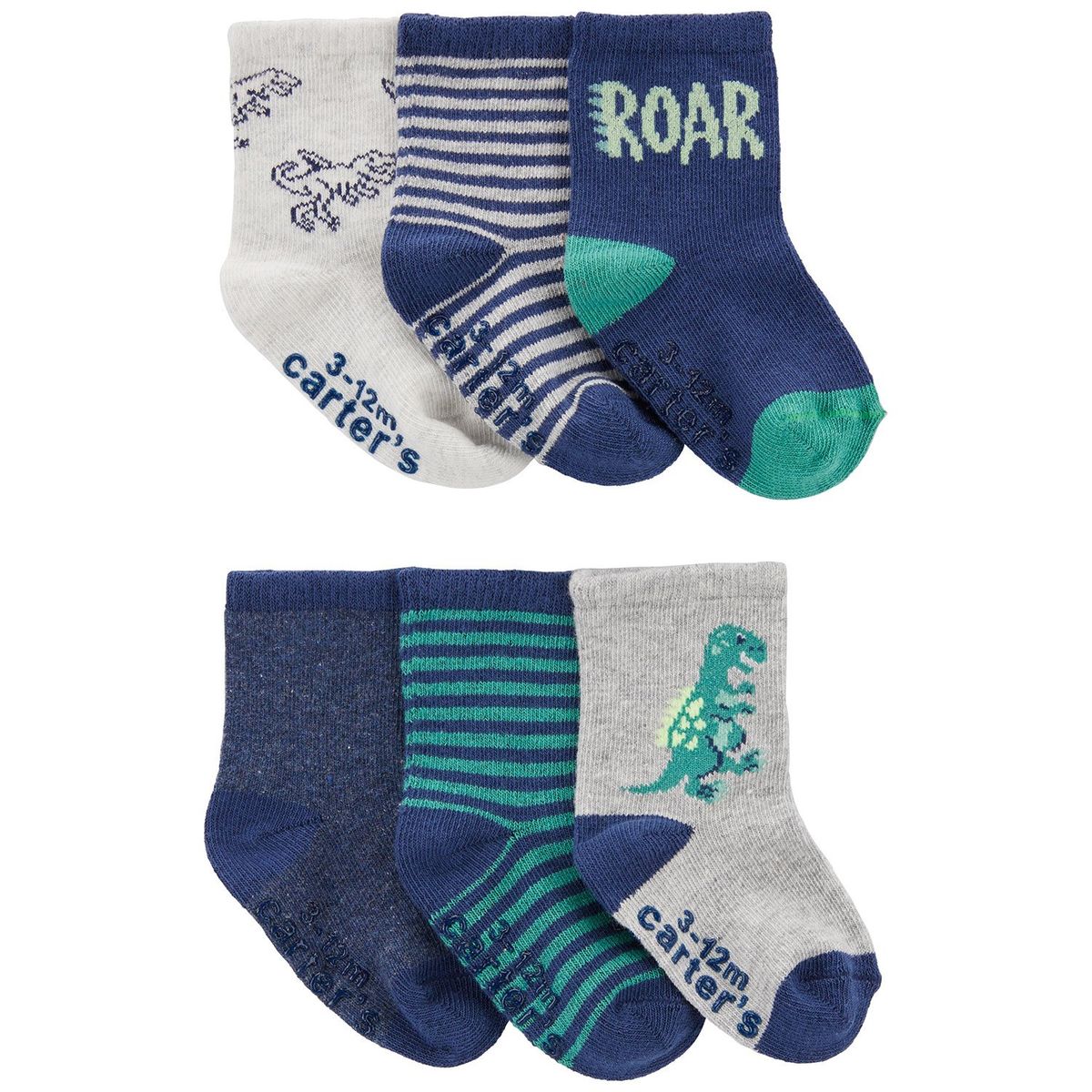 CARTER'S - Calcetines Pack 6 Pares Bebé Niño Carter's