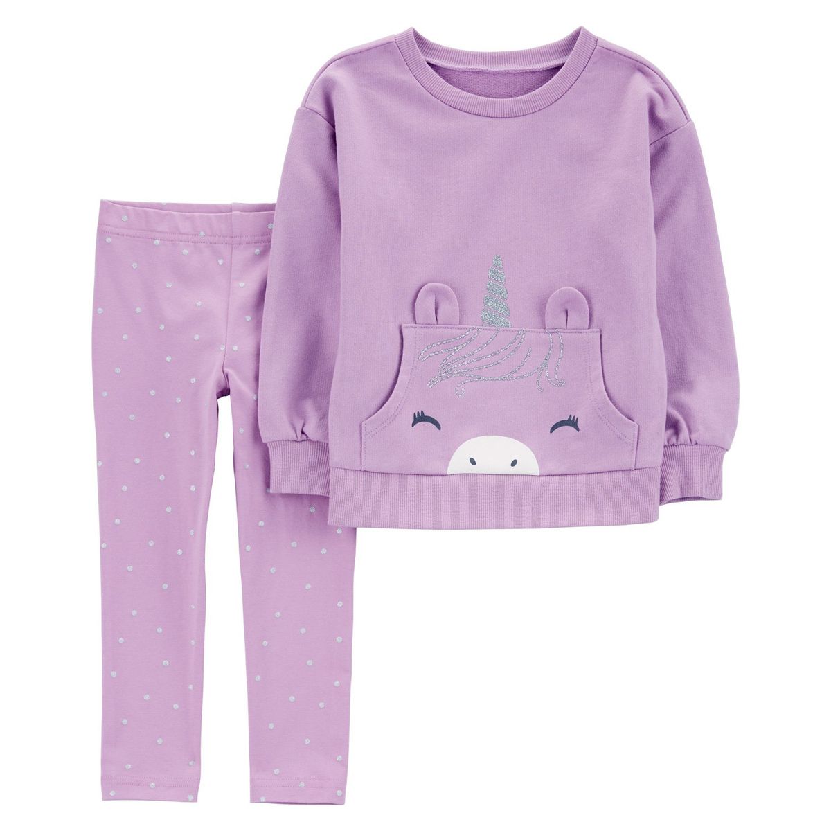 CARTER'S - Conjunto 2 Piezas Polerón y Calza Bebé Niña Carter's