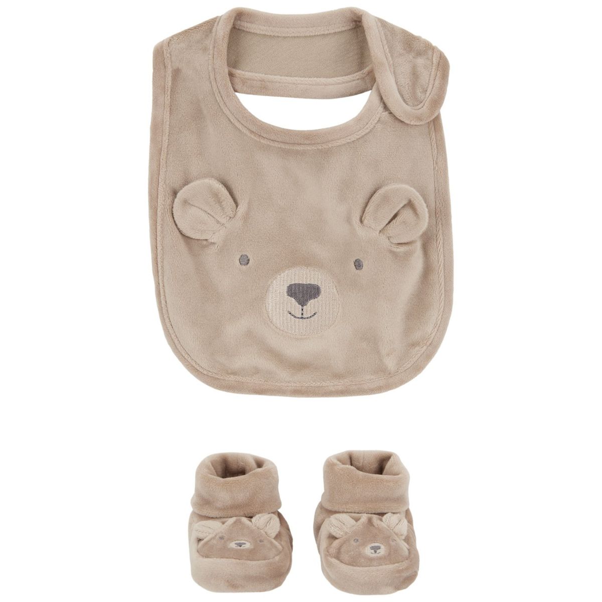 CARTER'S - Conjunto Babero y Botines Bebé Unisex Carter's