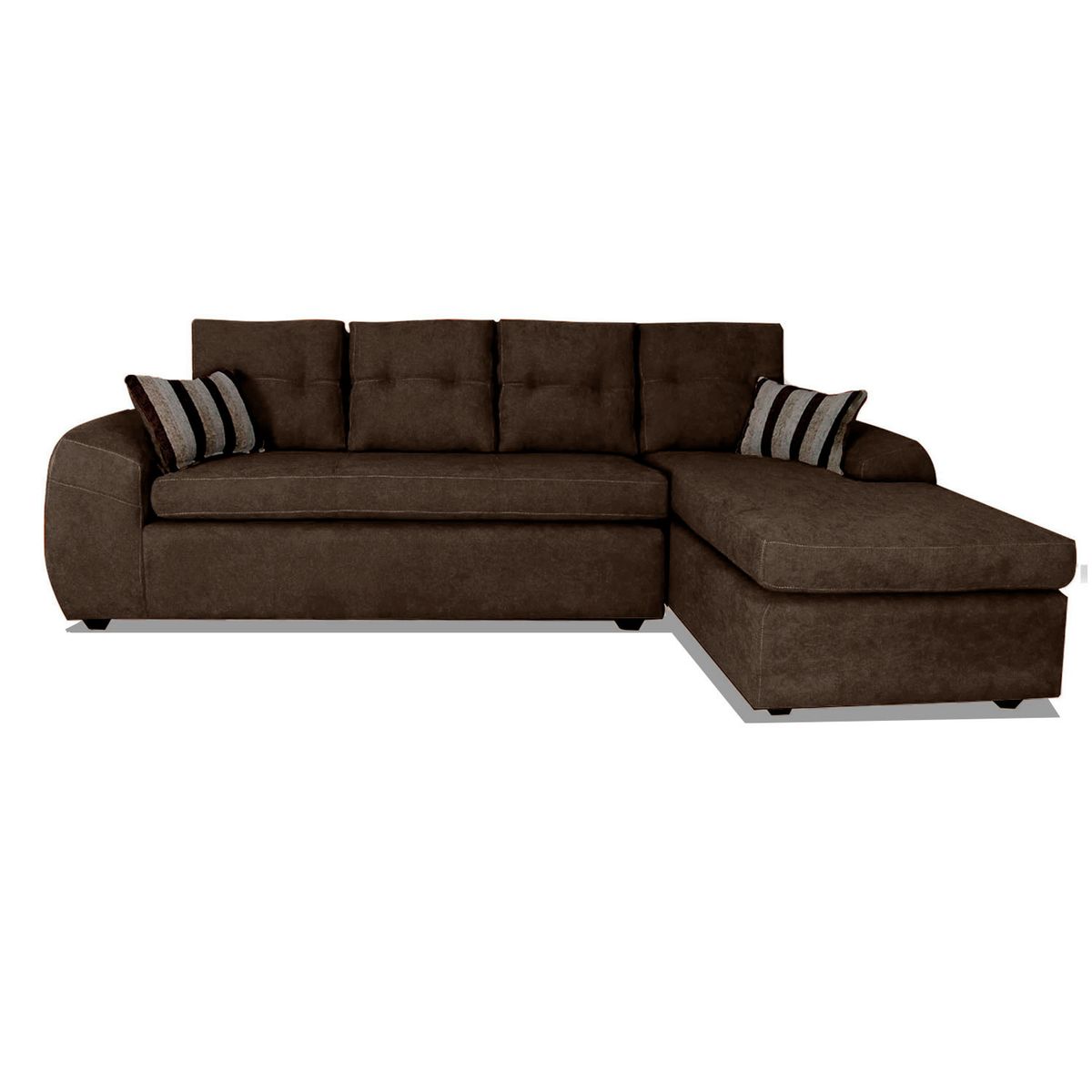 COMERCIALIZADORA ELEGANT DETAIL - Sofá Seccional Derecho Tela 5 Cuerpos Houston Elegant Detail