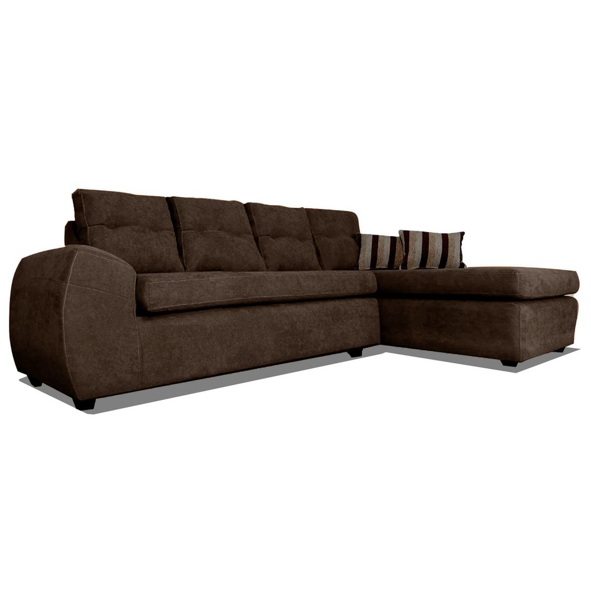 COMERCIALIZADORA ELEGANT DETAIL - Sofá Seccional Derecho Tela 5 Cuerpos Houston Elegant Detail