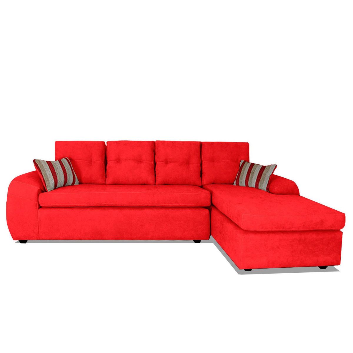 COMERCIALIZADORA ELEGANT DETAIL - Sofá Seccional Derecho Tela 5 Cuerpos Houston Elegant Detail