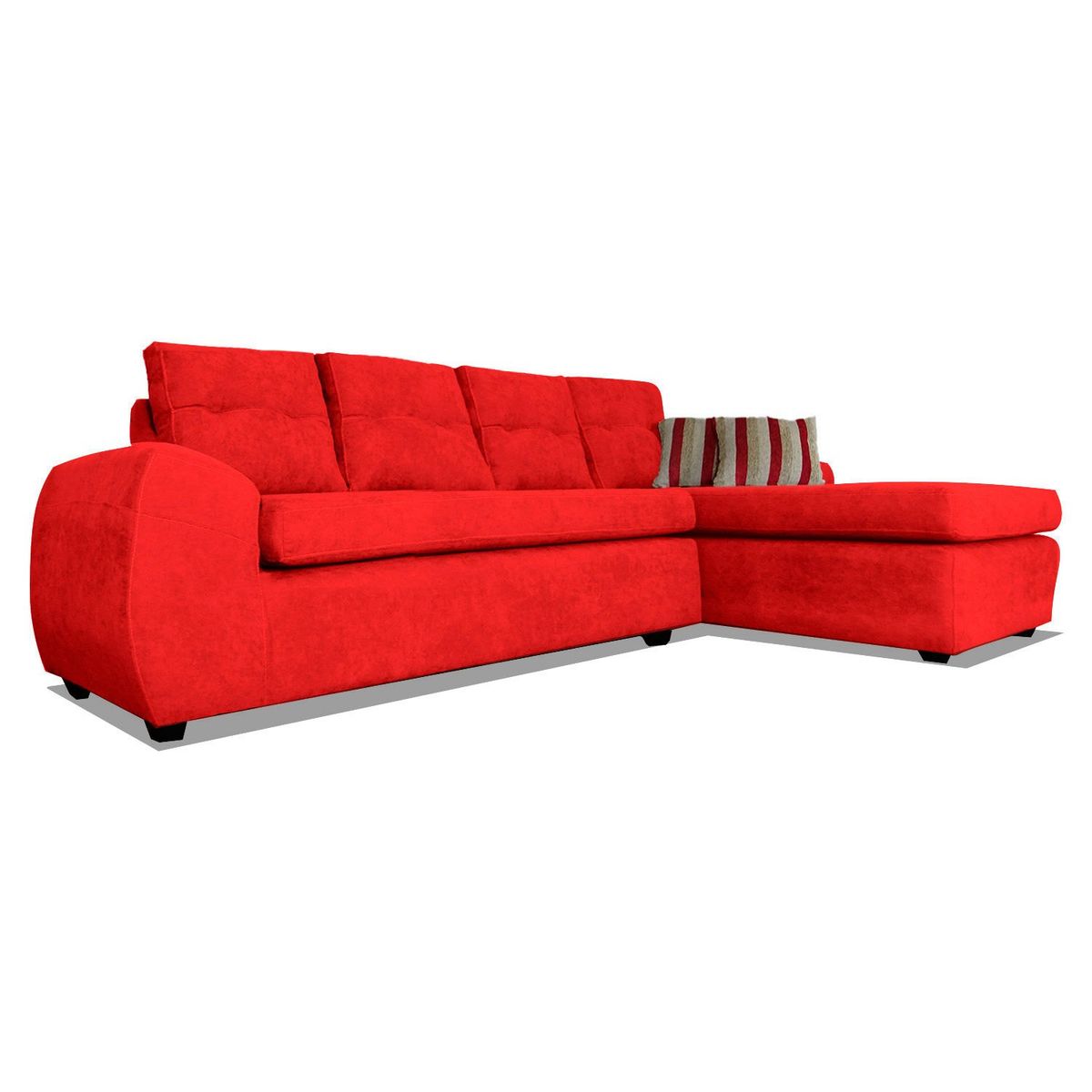 COMERCIALIZADORA ELEGANT DETAIL - Sofá Seccional Derecho Tela 5 Cuerpos Houston Elegant Detail