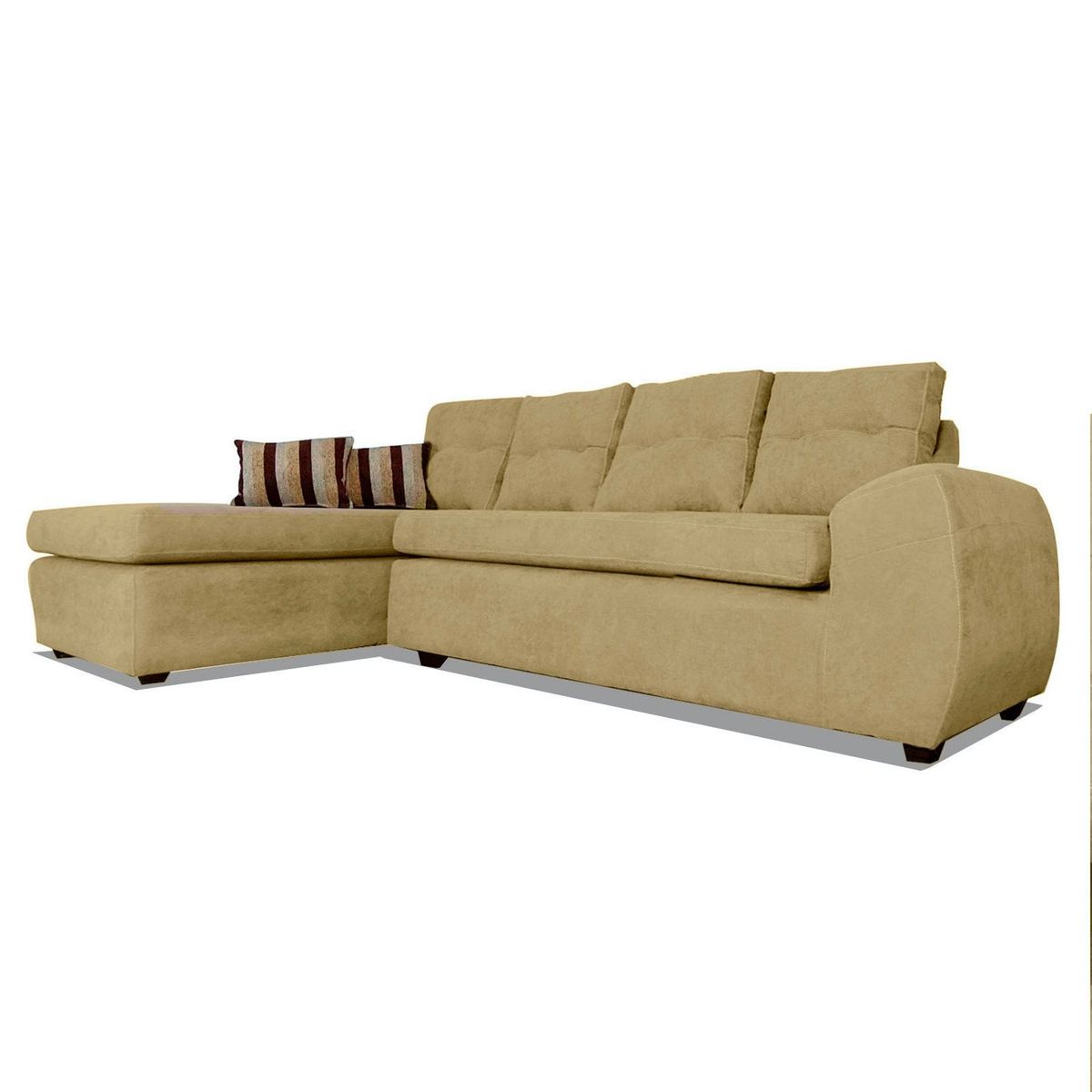 COMERCIALIZADORA ELEGANT DETAIL - Sofá Seccional Izquierdo Tela 5 Cuerpos Houston Elegant Detail