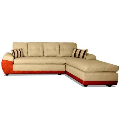 Imagen 2 del producto Sofá Seccional Derecho Tela 5 Cuerpos Bicolor Houston Elegant Detail