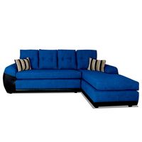 Sofá Seccional Derecho Tela 5 Cuerpos Bicolor Houston Elegant Detail