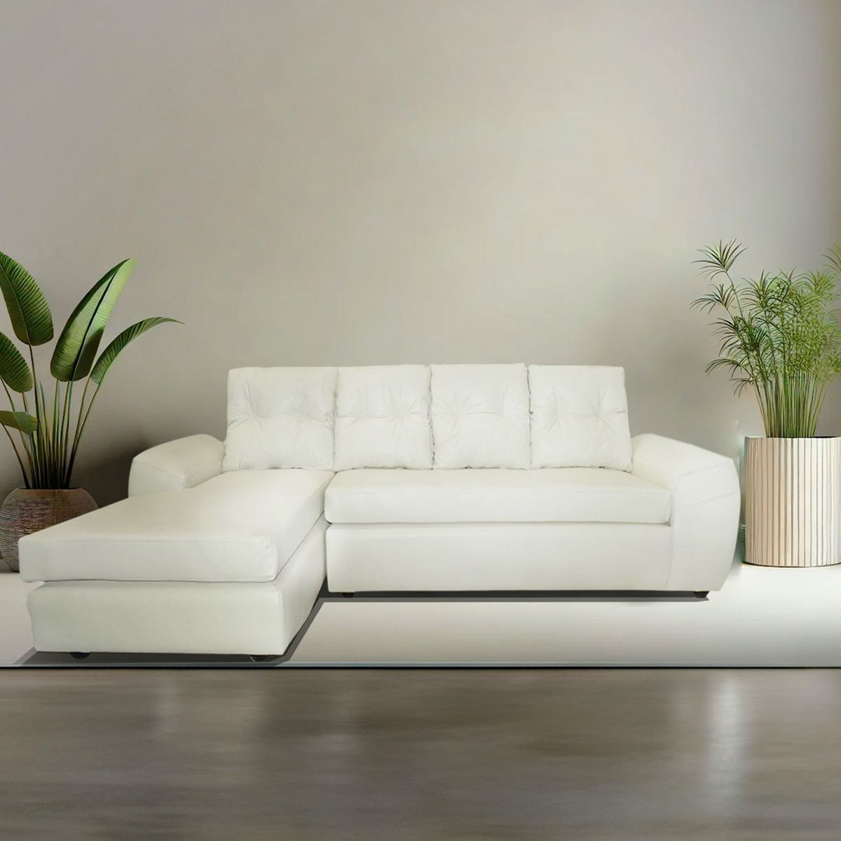 COMERCIALIZADORA ELEGANT DETAIL - Sofá Seccional Izquierdo 5 Cuerpos Houston Elegant Detail